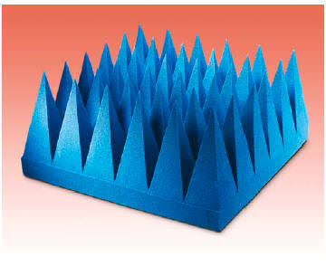 Very High Performance Pyramidal RF Absorber