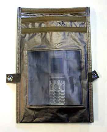 RF Shielded Pouch with View Window