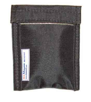 Close and seal the RF shielded pouch