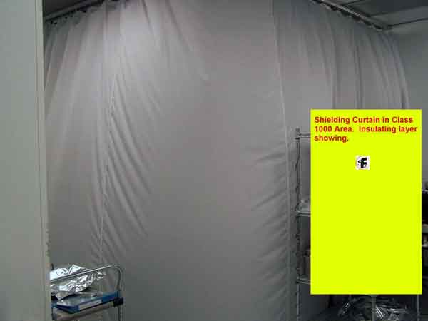 Clean Room RF Shielded Curtain