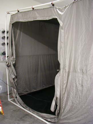 RF Shielded Tent with External PVC Frame