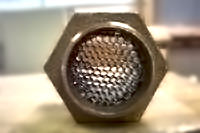 RF shielded Pipe Penetration with Honeycomb