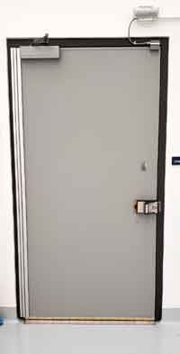 Shielded SCIF Door with Closer