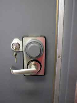 SRG RF Shielded Door w X10 Cypher Lock