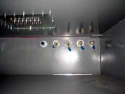 Interior of RF Shielded Cabinet