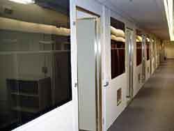 RF Shielded Rooms with White FRP Panels