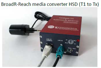 mk-messtechnik schematic for 100BaseT1 automotive setup1 optical link T1 to T1 BroadR-Reach media converter HSD T1 to Tx