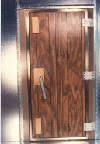 RCM-154 RF Shielded Door with optional wood trim